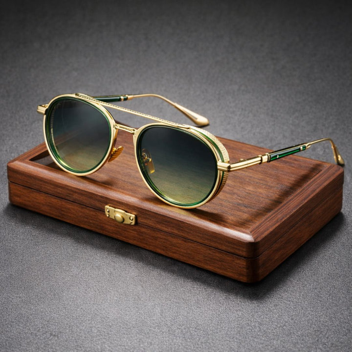 Iconic Round Shades Uv400 Protection Classic Sunglasses