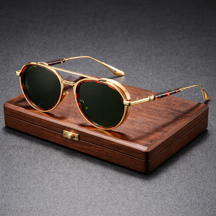 Iconic Round Shades Uv400 Protection Classic Sunglasses