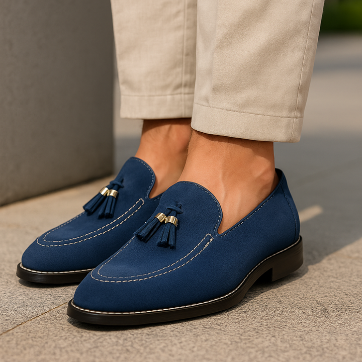 Men’s Suede Tassel Loafers – Timeless Elegance &amp; Everyday Comfort