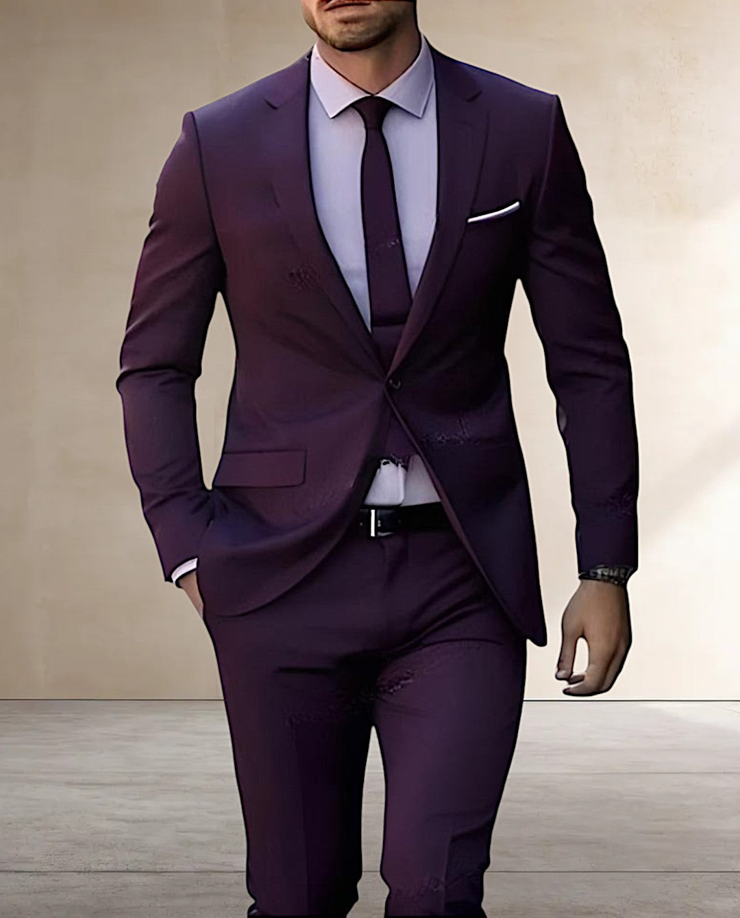 Modern Men’s Suit Set – Tailored Fit &amp; Year-Round Comfort