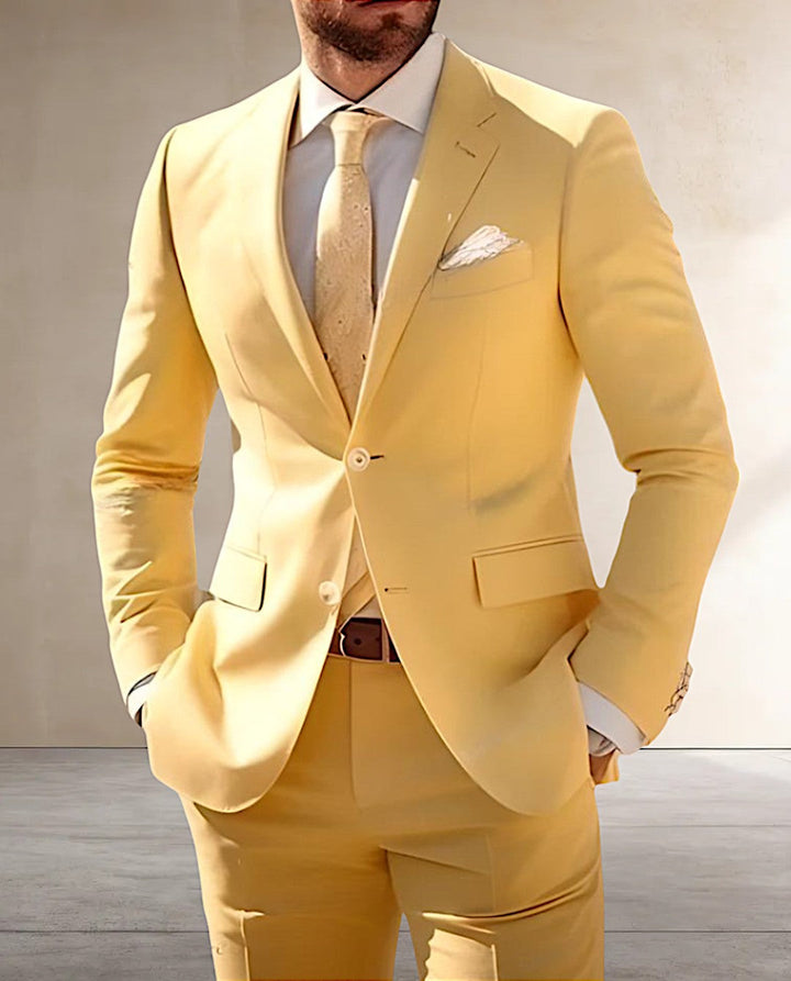 Modern Men’s Suit Set – Tailored Fit &amp; Year-Round Comfort