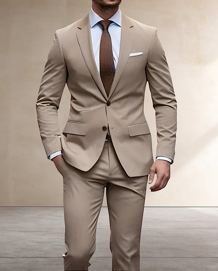Modern Men’s Suit Set – Tailored Fit &amp; Year-Round Comfort
