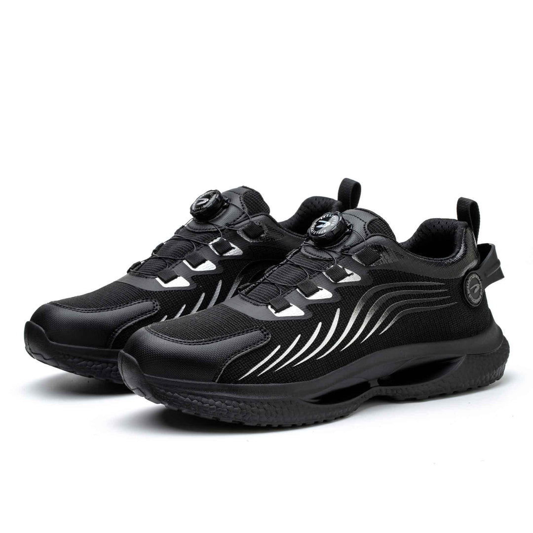 Lightweight Steel Toe Shoes - Knob Lacing System Work Shoes