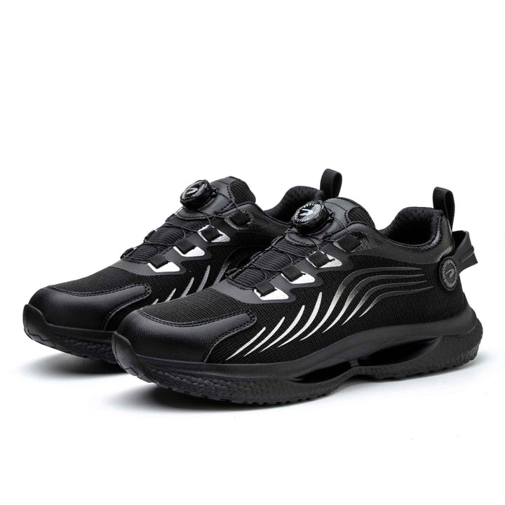 Lightweight Steel Toe Shoes - Knob Lacing System Work Shoes