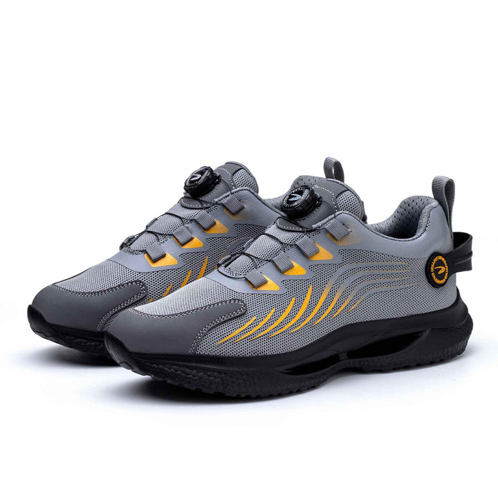 Lightweight Steel Toe Shoes - Knob Lacing System Work Shoes