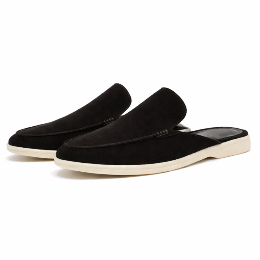 Men’s Slip On Loafers Casual Backless Mule Shoes