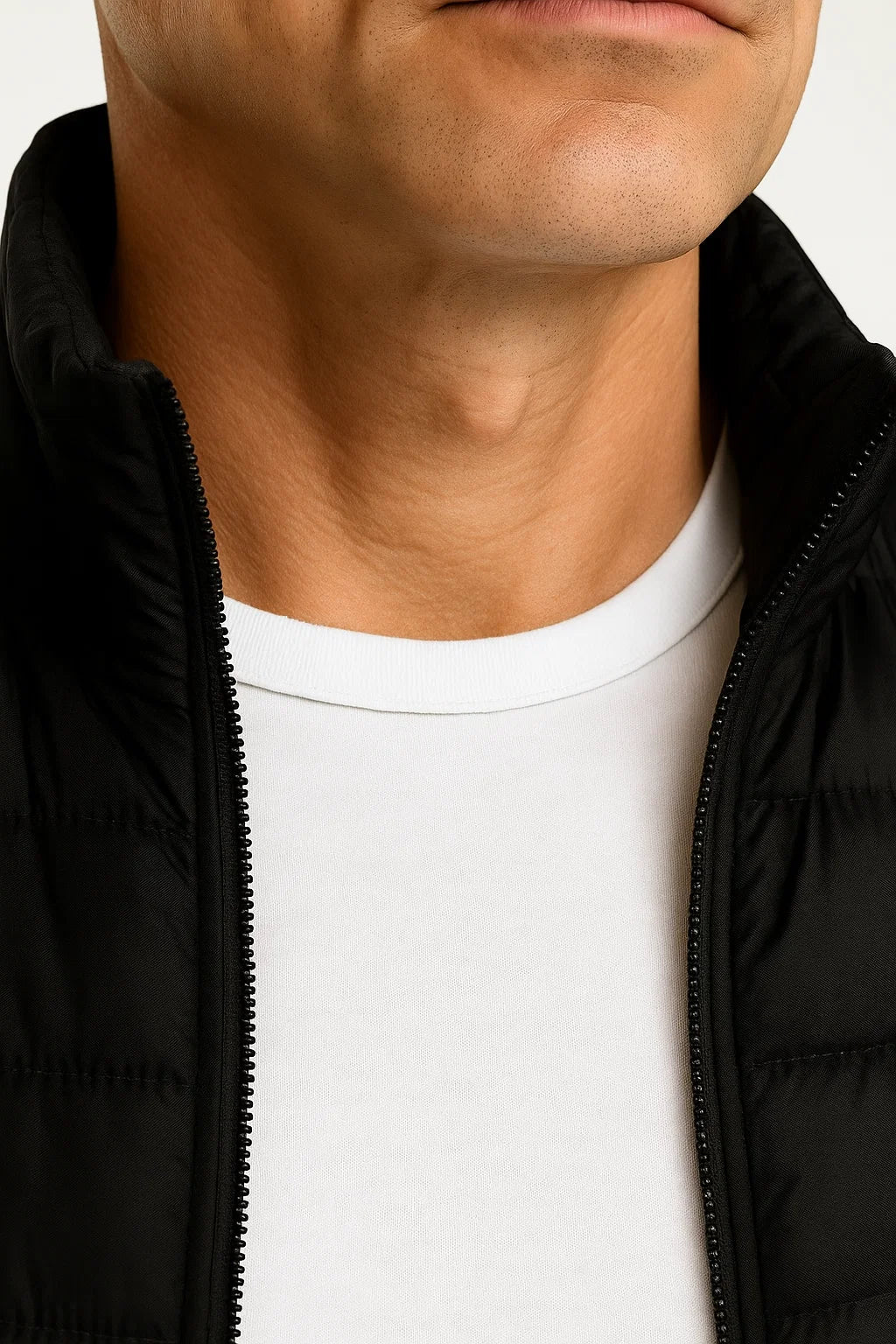Men’s Lightweight Puffer Vest Sleeveless Quilted Zip Up Jacket