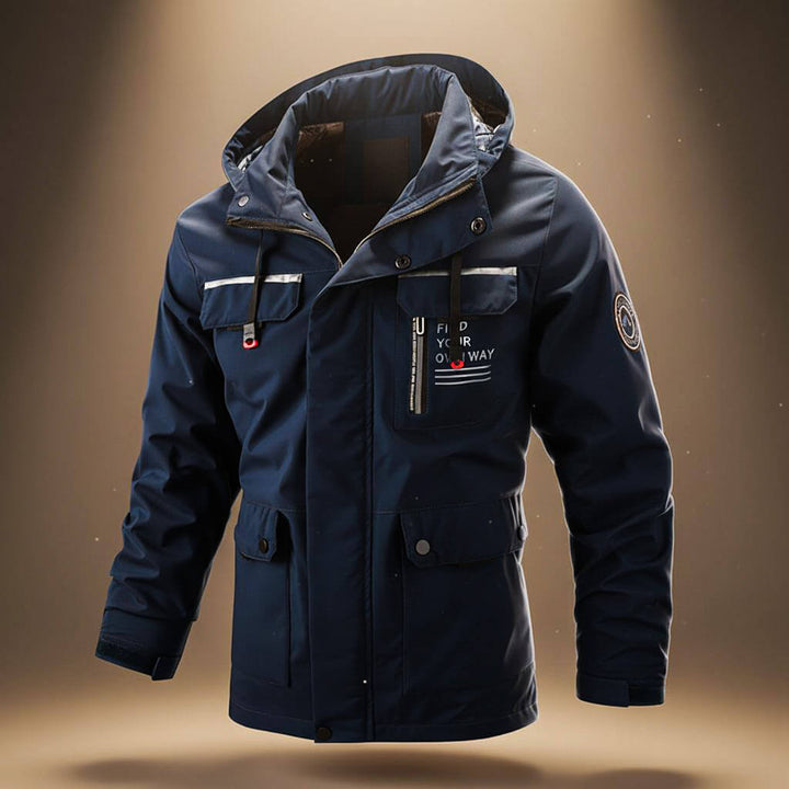 Explorer Hooded Men Winter Jacket