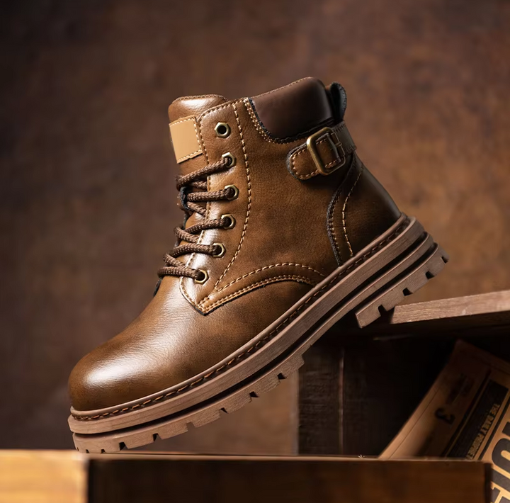 Men’s Leather Boots – Lace-Up Chelsea Ankle Boots