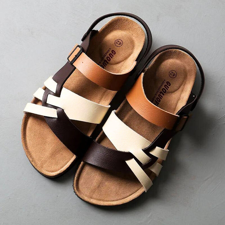 Charleston Leather Sandals Support Buckle