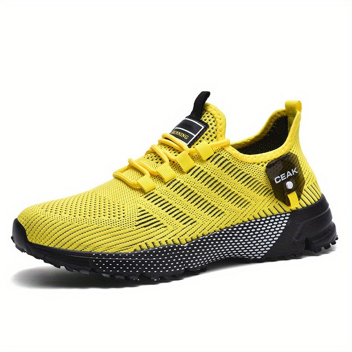 Men’s Athletic Running Shoes Lightweight Slip On Sports Sneakers