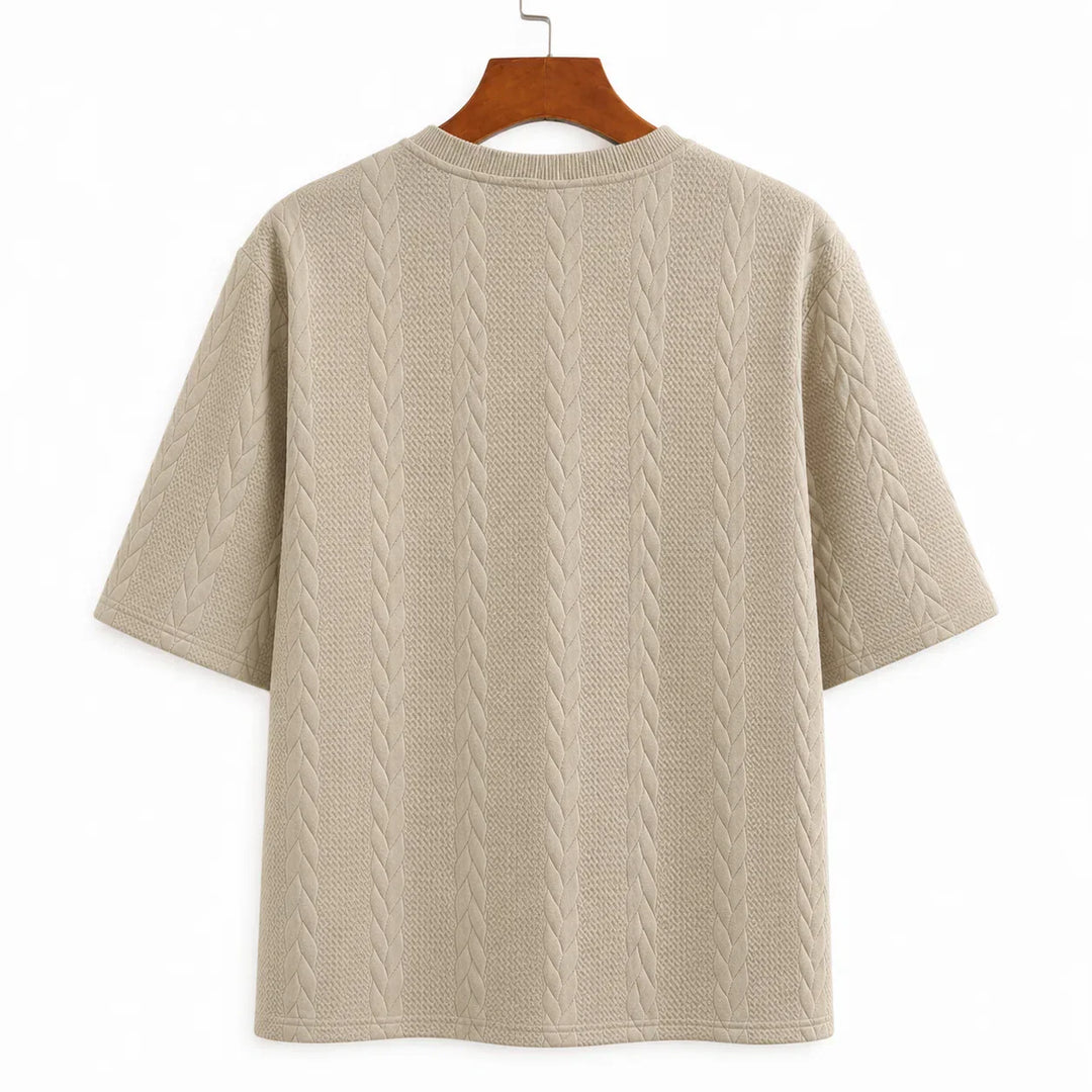 Men’s Casual Short Sleeve Shirt and Shorts Set Relaxed Fit Lounge Outfit