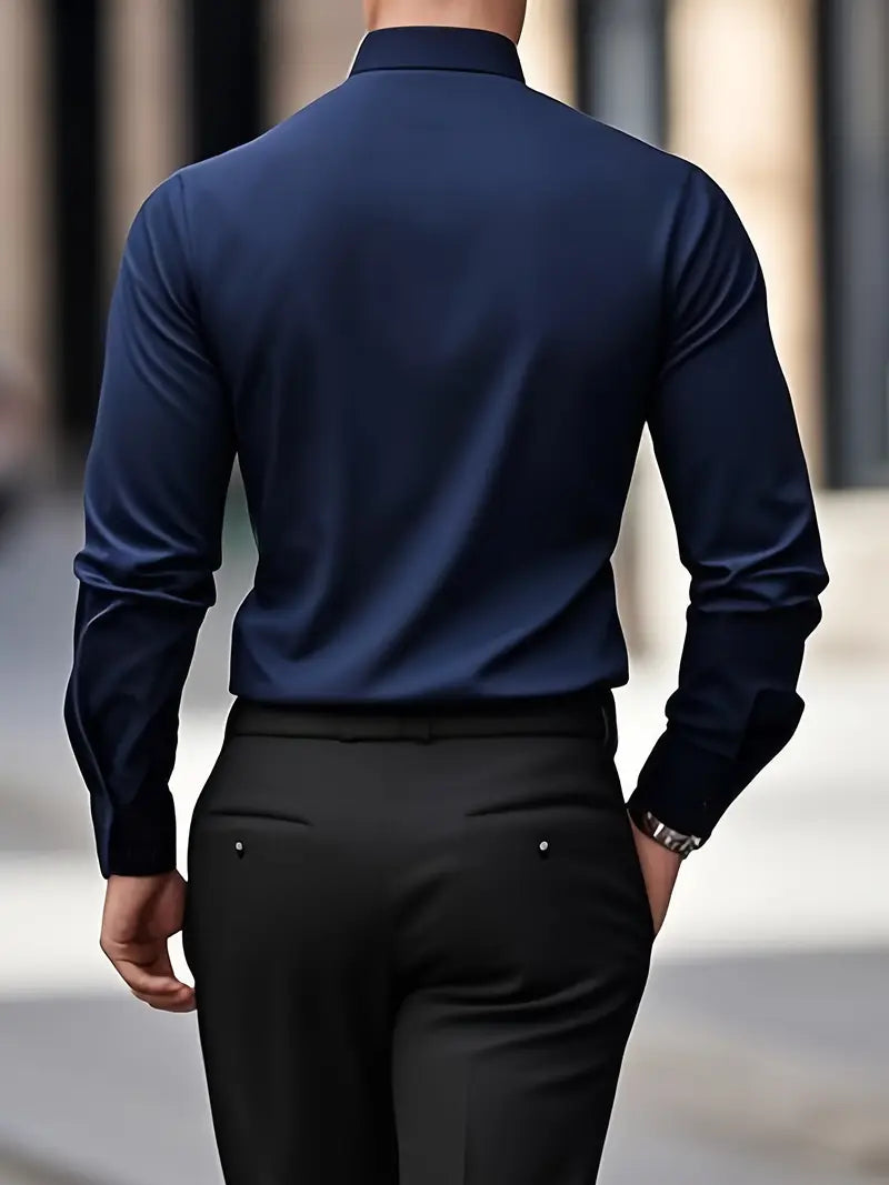 Non Iron Shirt | Wrinkle Free | Slim Fit | Button-Up Shirt | Men&