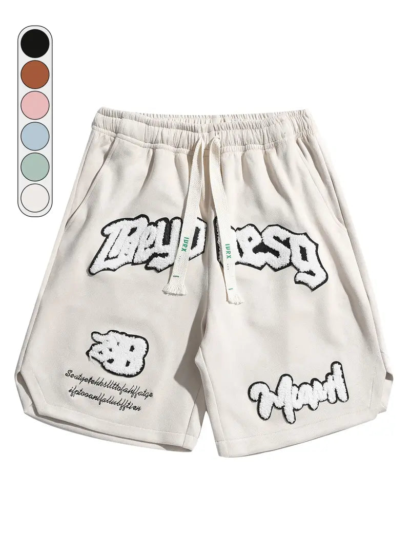 Men’s Casual Streetwear Shorts Loose Fit Graphic Summer Pants