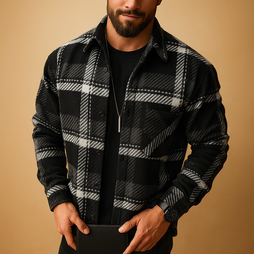 Oliver Men’s Classic Button Jacket – Long Sleeve Tailored Vest Style