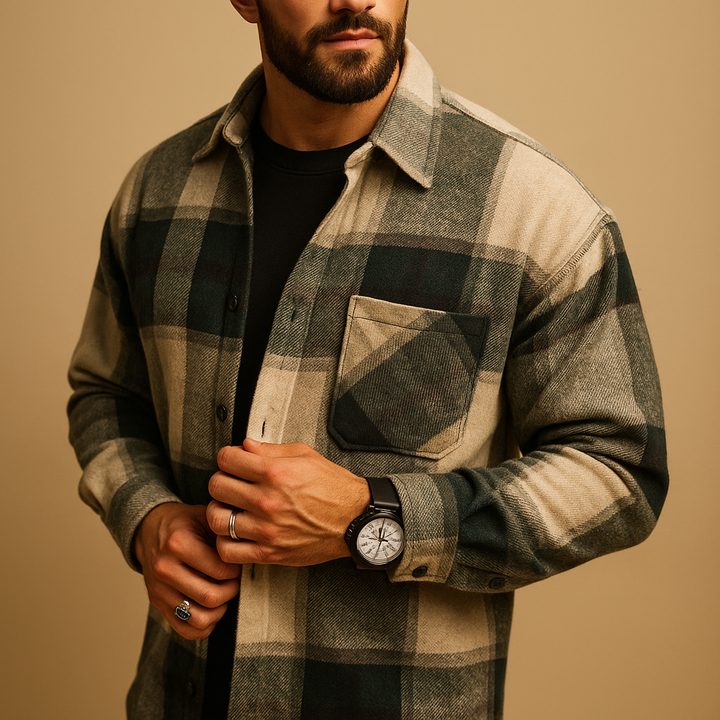 Oliver Men’s Classic Button Jacket – Long Sleeve Tailored Vest Style
