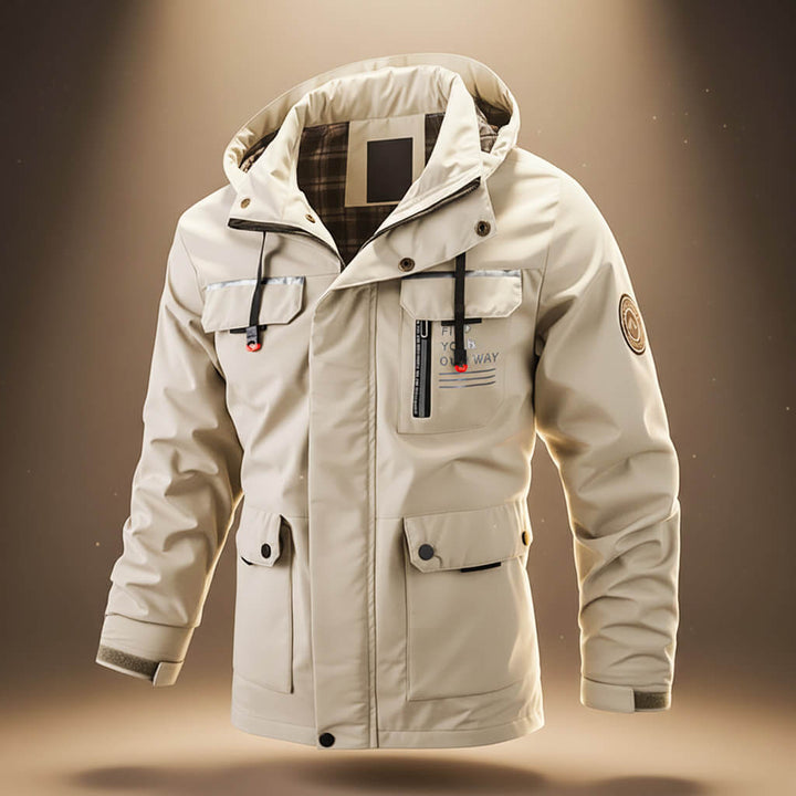 Explorer Hooded Men Winter Jacket