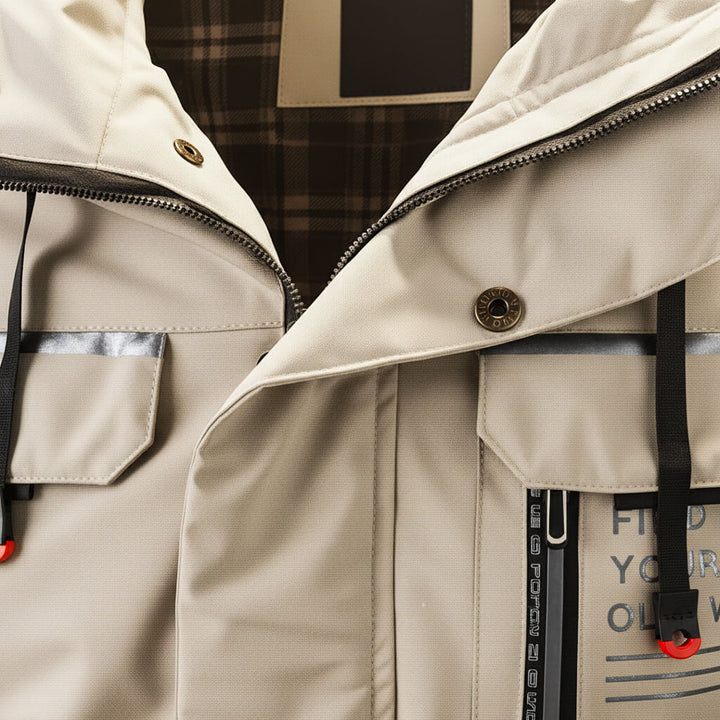 Explorer Hooded Men Winter Jacket
