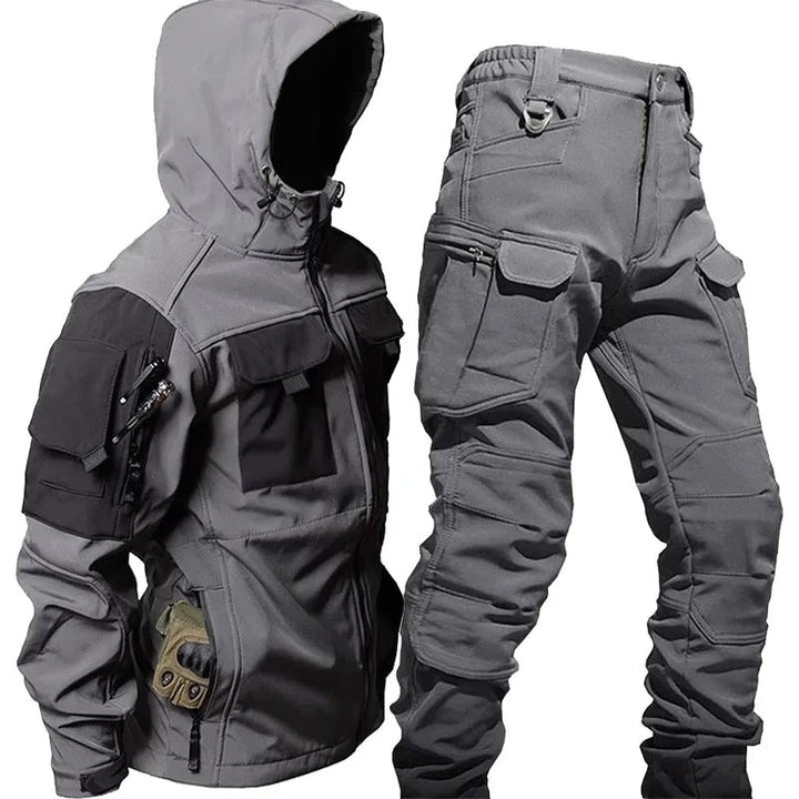 Men’s Waterproof Hooded Suit – Outdoor Rain Protection Set