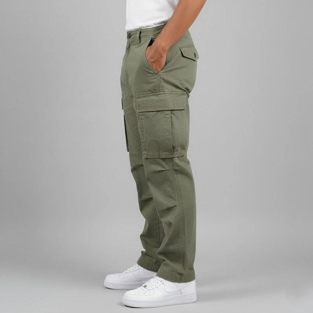 Men’s Cargo Pants Multi Pocket Tactical Utility Trousers