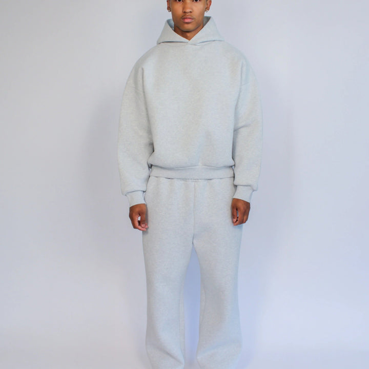 Men’s Hooded Sweatshirt &amp; Pants Set – Two-Piece Casual Design