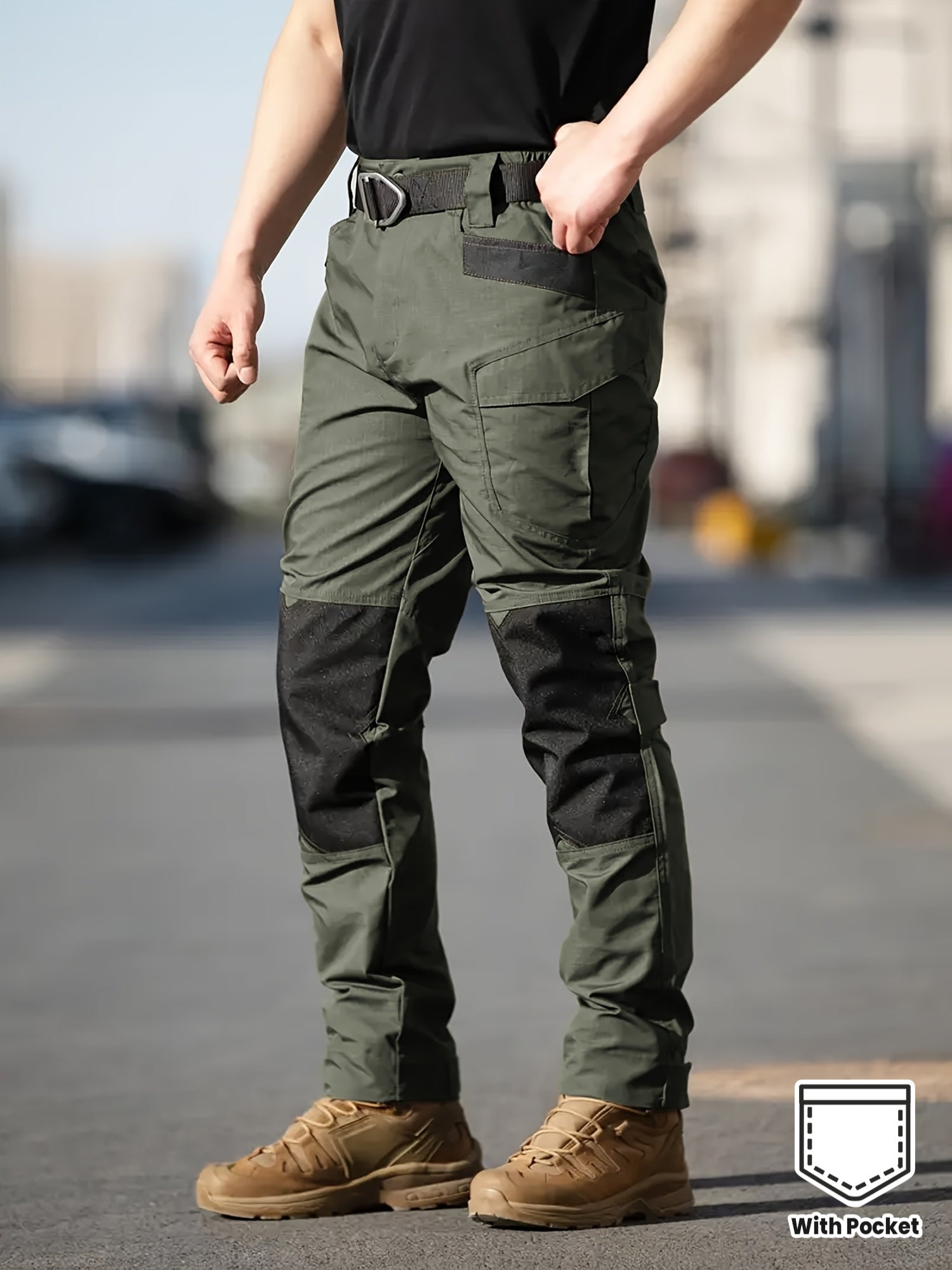 Men’s Outdoor Tactical Pants – Multi-Pocket, Durable & Comfortable