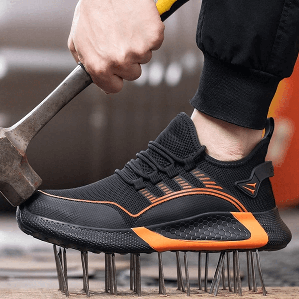 Men’s Safety Work Shoes Steel Toe Lightweight Non Slip Sneakers