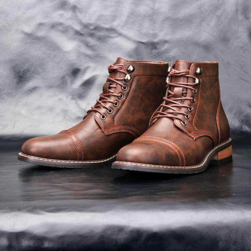 KINGPIN LEATHER DRESS BOOTS