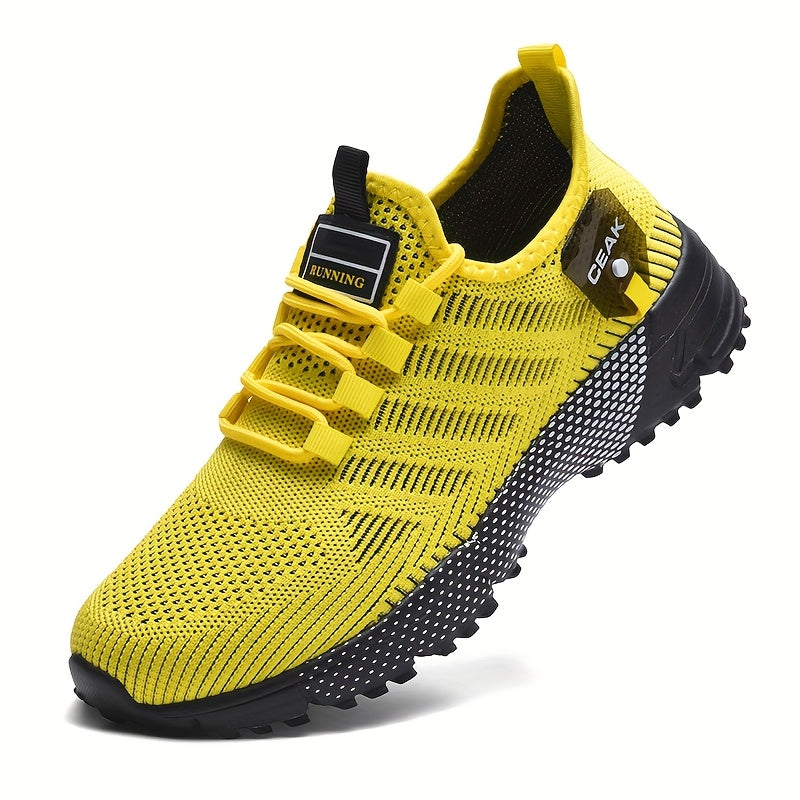 Men’s Athletic Running Shoes Lightweight Slip On Sports Sneakers