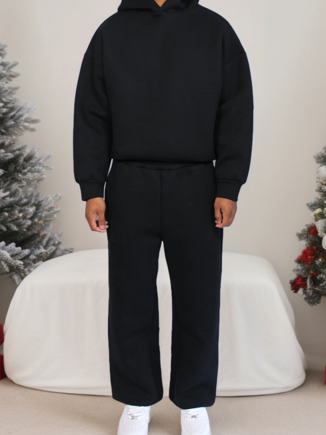 Men’s Hooded Sweatshirt &amp; Pants Set – Two-Piece Casual Design