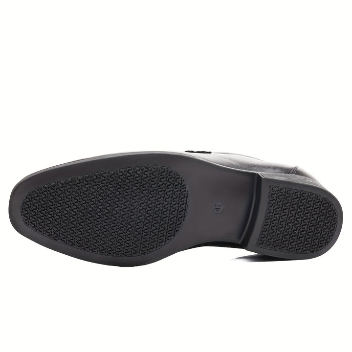 Men Dress Loafers - Stylish Slip-On Dress Shoes Casual Attire | Rubber Sole Shoes