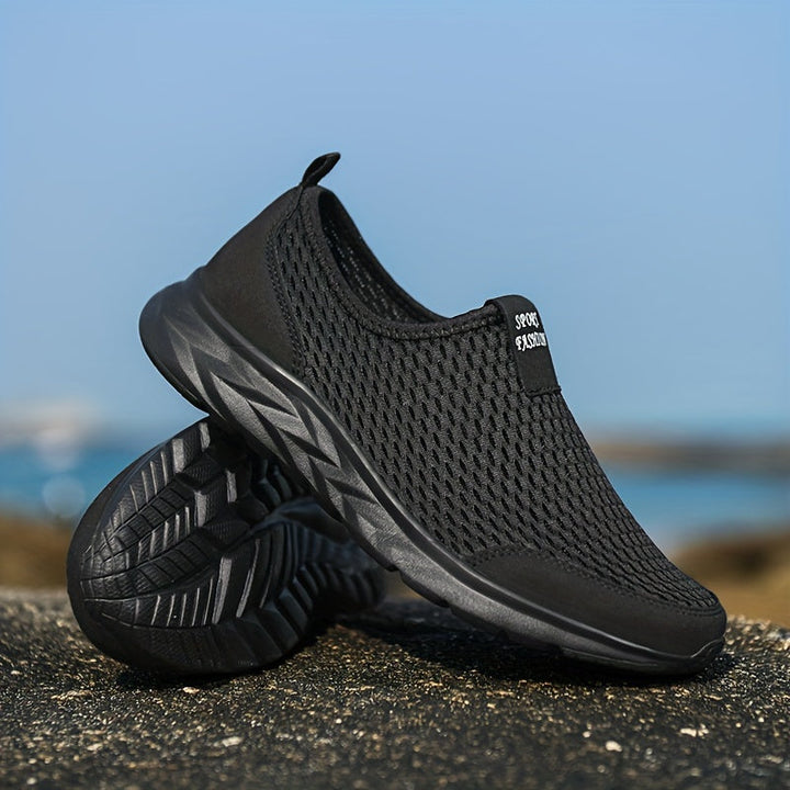 Men’s Slip On Walking Shoes Lightweight Breathable Casual Sneakers