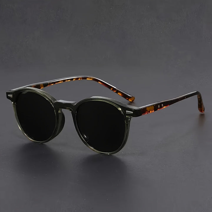 Round Polarized Sunglasses UV Protection Vintage Fashion Eyewear