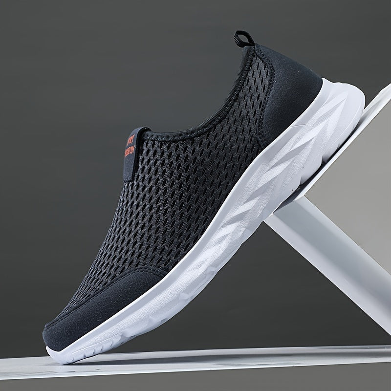 Men’s Slip On Walking Shoes Lightweight Breathable Casual Sneakers