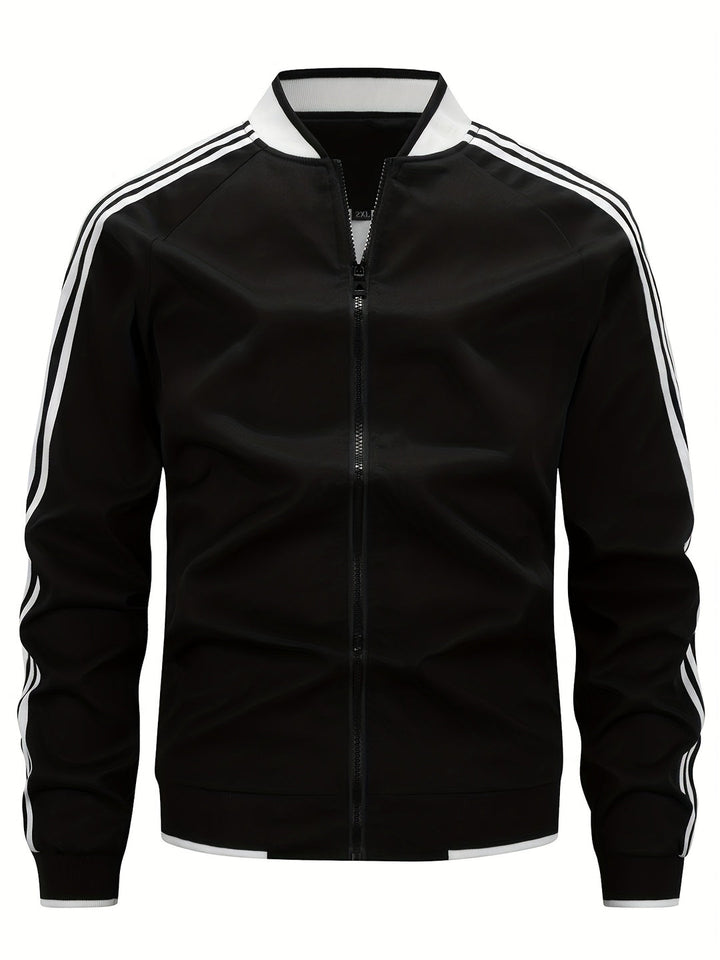 Men’s Bomber Jacket Casual Zip Up Lightweight Everyday Outerwear