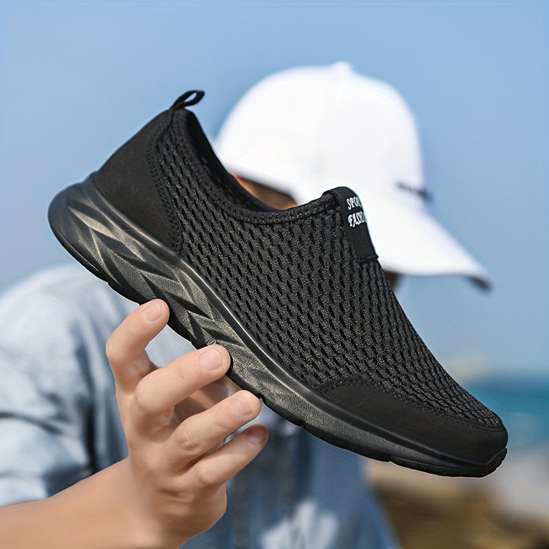 Men’s Slip On Walking Shoes Lightweight Breathable Casual Sneakers