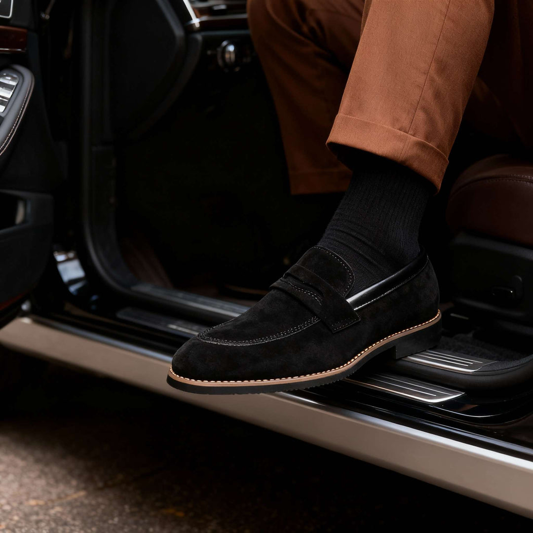 Men’s Penny Loafers Slip On Business Casual Dress Shoes