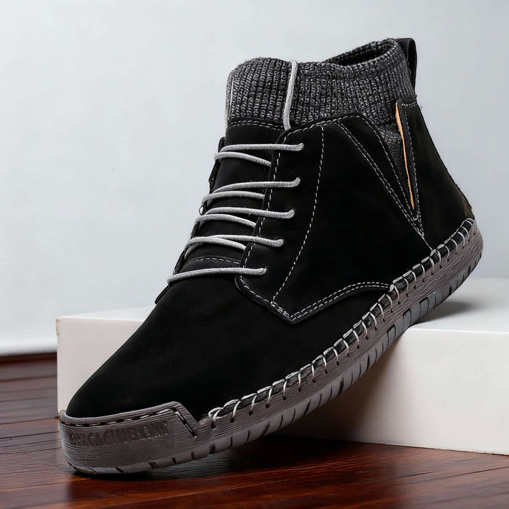 Men’s Casual Ankle Boots Lace Up Slip On Outdoor Walking Boots