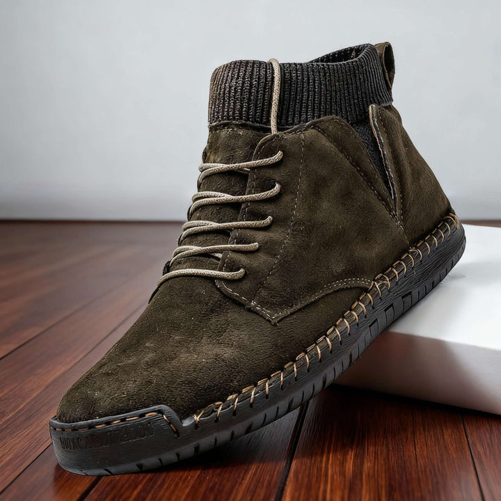 Men’s Casual Ankle Boots Lace Up Slip On Outdoor Walking Boots