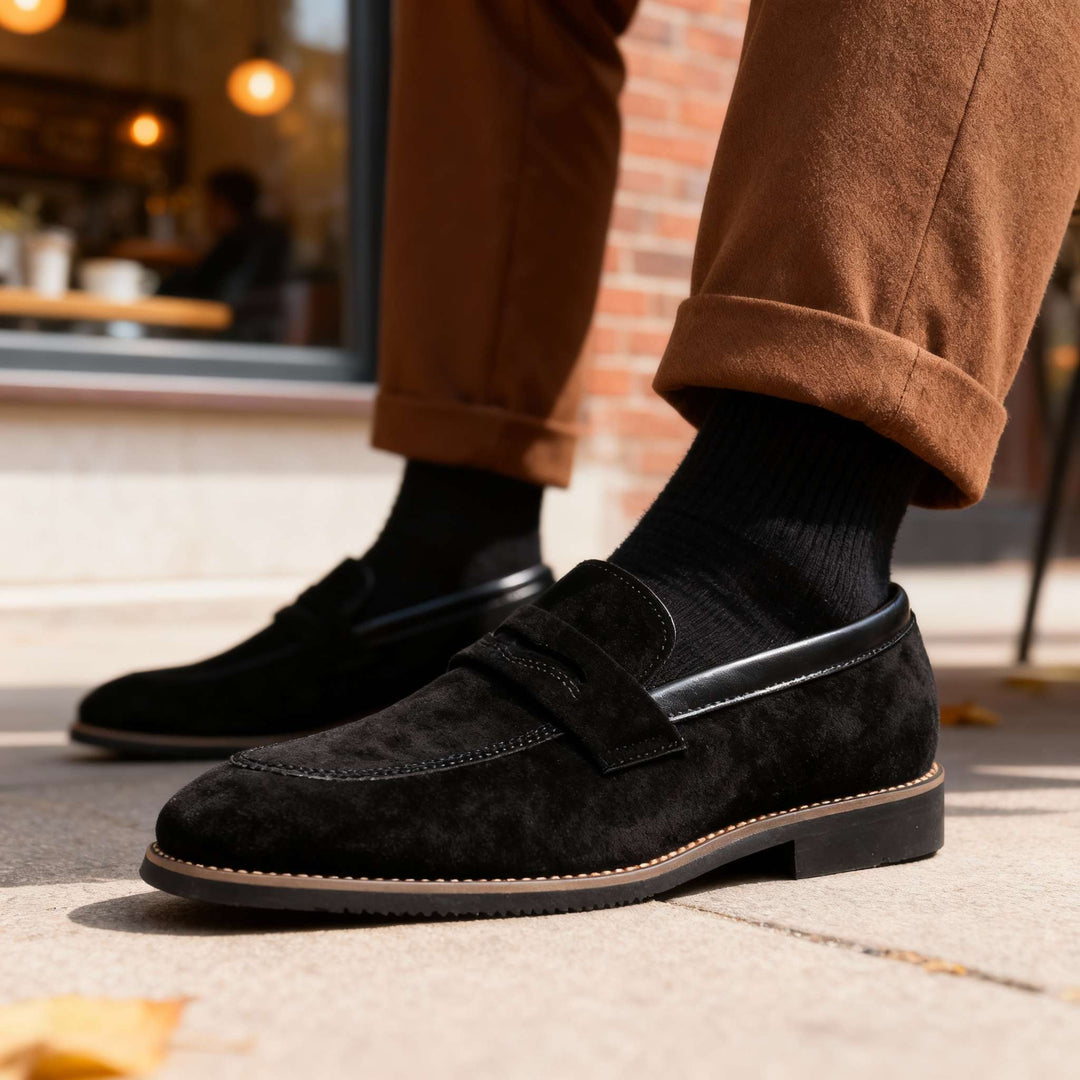 Men’s Penny Loafers Slip On Business Casual Dress Shoes