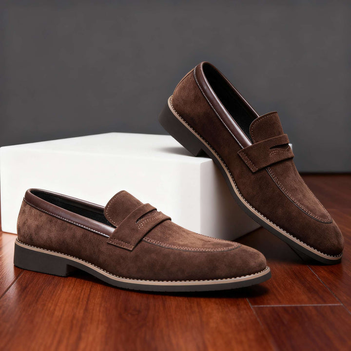 Men’s Penny Loafers Slip On Business Casual Dress Shoes