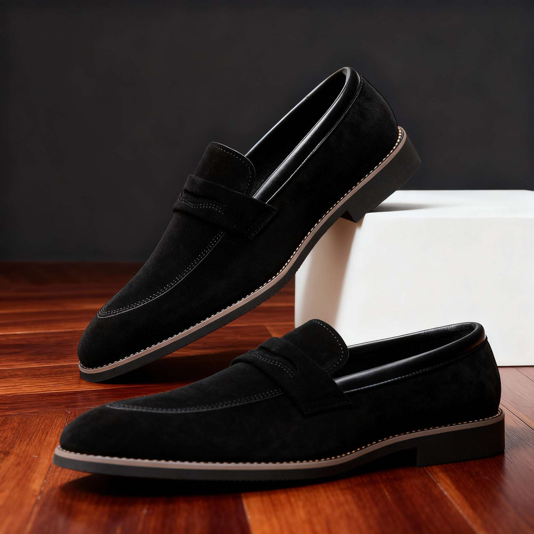 Men’s Penny Loafers Slip On Business Casual Dress Shoes