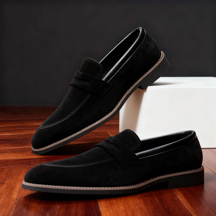 Men’s Penny Loafers Slip On Business Casual Dress Shoes