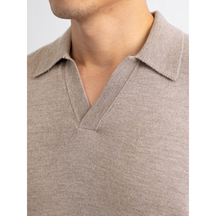 Gary - Classic Polo V Neck Sweater