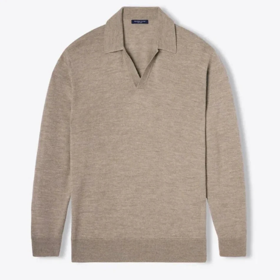 Gary - Classic Polo V Neck Sweater
