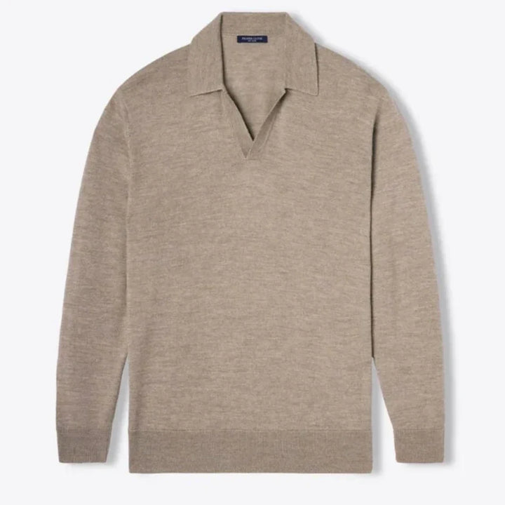 Gary - Classic Polo V Neck Sweater