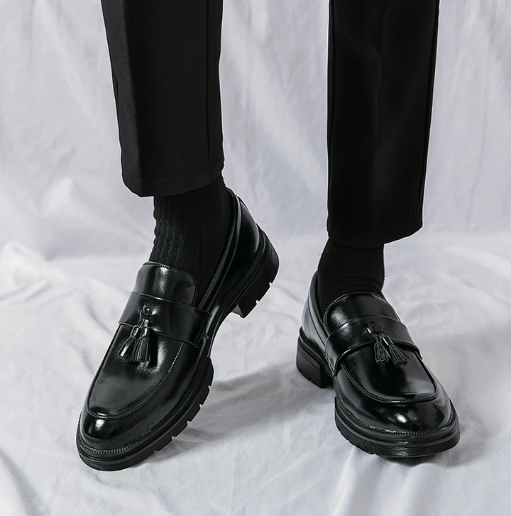 Tasslo Men Slip On Genuine Leather Loafers