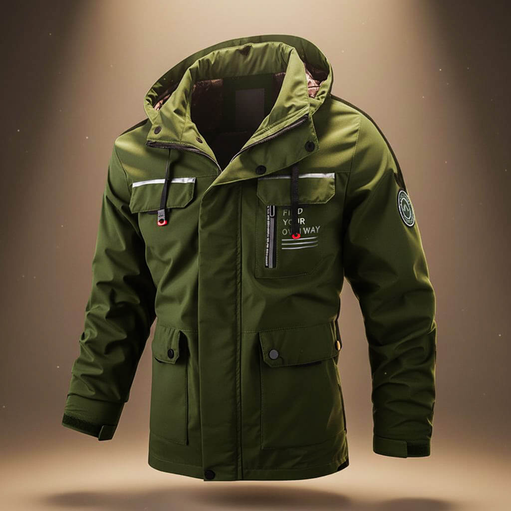 Explorer Hooded Men Winter Jacket