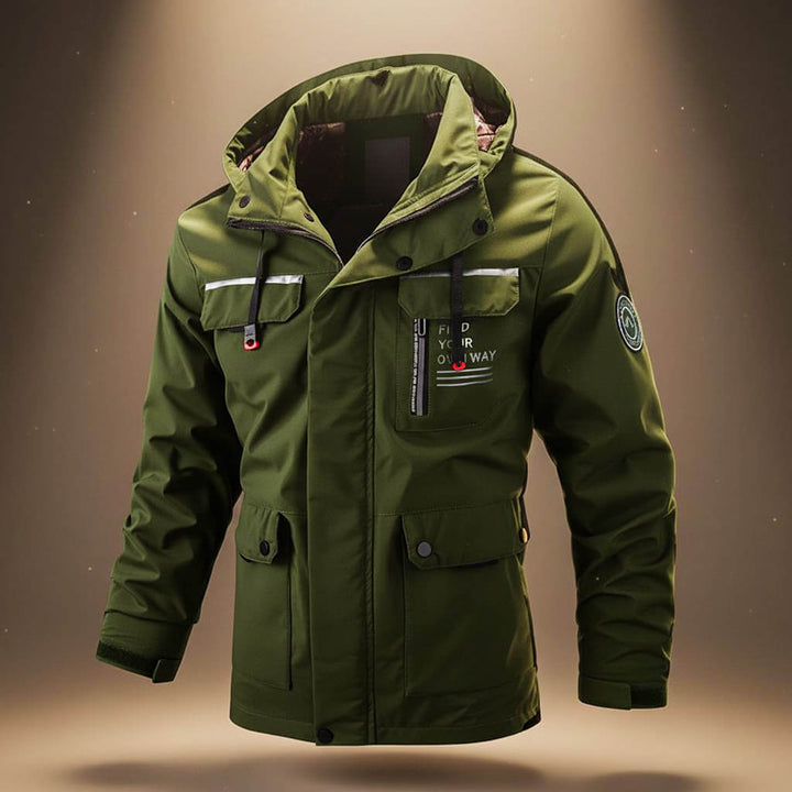 Explorer Hooded Men Winter Jacket