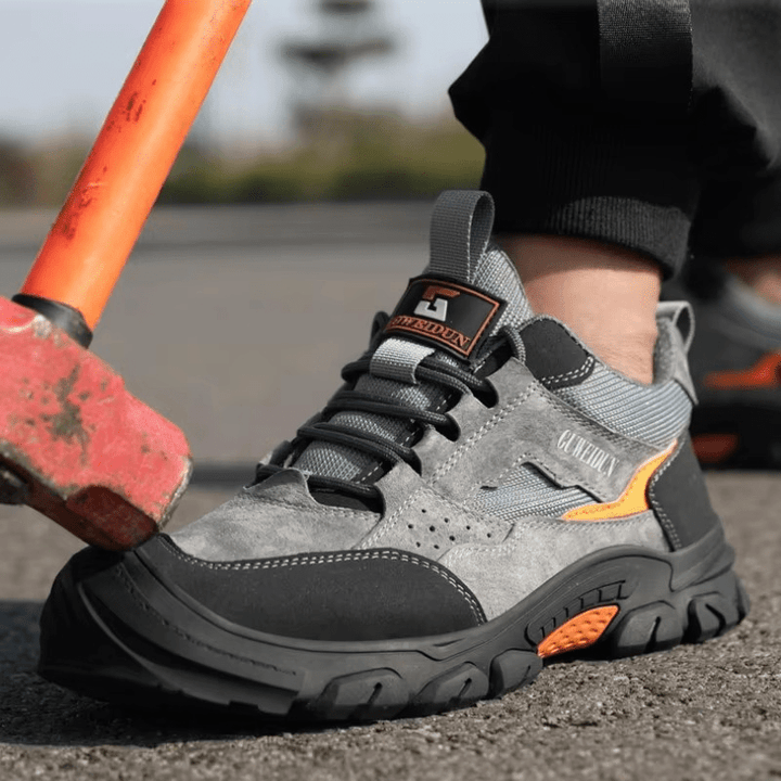 Men’s Steel Toe Safety Shoes Anti Slip Lightweight Work Sneakers